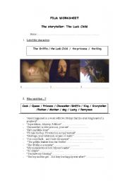 Film Worksheet: The storyteller