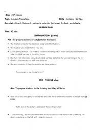 English worksheet: Sensible Precautions