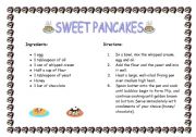 Recipe: sweet pancakes