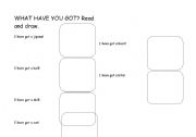 English Worksheet: Have you got....?