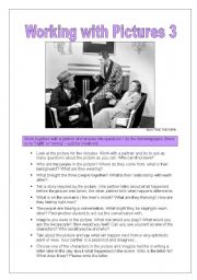English Worksheet: Working with pictures 3