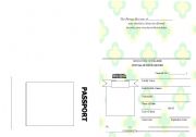 English Worksheet: Passport Template