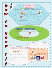 English Worksheet: how to keep fit?