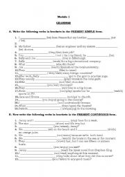 English Worksheet: 3rd form activities 