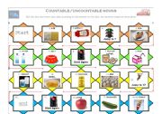 COUNTABLE and UNCOUNTABLE nouns board game