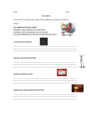 English worksheet: Past Simple