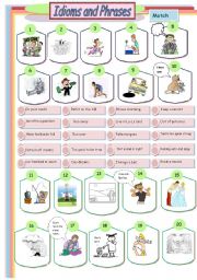 Idioms and Phrases - part 1/6