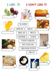 food worksheet1