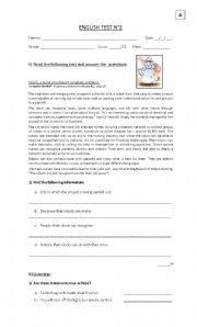 English Worksheet: ing for the future