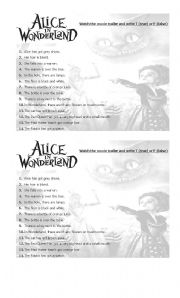 Alice in Wonderland