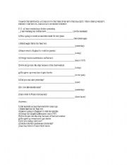 English Worksheet: Change the sentence(simple present, present continuous, simple past and present perfect) 