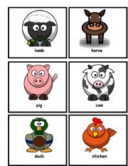 Farm Animal Flashcards