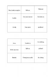 English worksheet: Bingo 