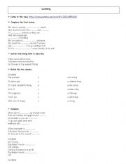 English Worksheet: Ka Ching listening activity