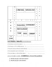 English Worksheet: directions