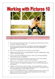 English Worksheet: Working with pictures 10