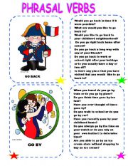 English Worksheet: PHRASAL VERBS