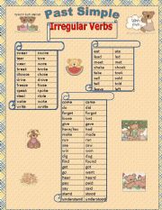 English Worksheet: Past Simpe irregular verbs 2 out 2