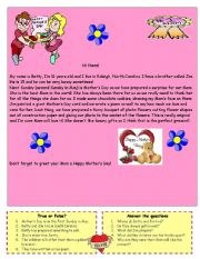 English Worksheet: Happy Mothers Day!