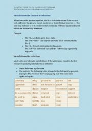 English Worksheet: Gerunds
