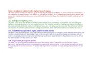 English Worksheet: Rainforest Debate 