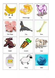 English worksheet: Animal happy families