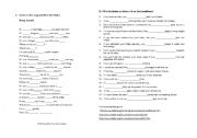 English worksheet: Being around (song by The Lemonheads)
