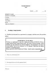 English Worksheet: Technical English Test