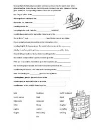 English Worksheet: Goods and services