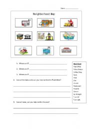 English Worksheet: Directions 