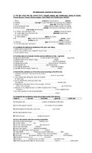 English Worksheet: practice