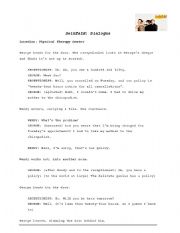 English worksheet: Seinfeld: The Kiss Hello