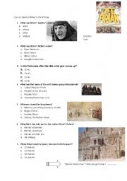 English Worksheet: Monty Pythons Life of Brian