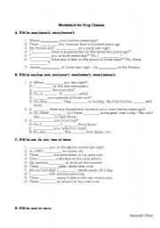 English Worksheet: simple past