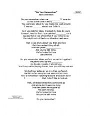 English worksheet: Jack Johnson - 