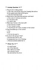 English Worksheet: i dont know