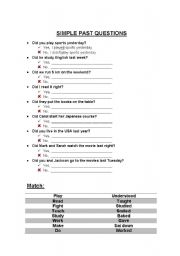 English worksheet: PAST SIMPLE (REGULAR AND IRREGULAR VERBS) 3 PAGES