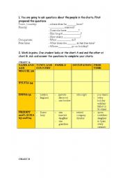 English worksheet: Introducing people