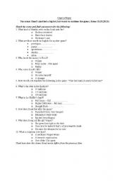 English worksheet: Casino Royal movie worksheet