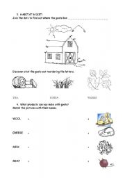 English worksheet: The Goat 2