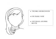 English worksheet: Parts of the face