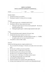 English Worksheet: Useful Patterns