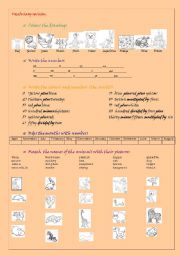 English Worksheet: General Vocabulary Revision