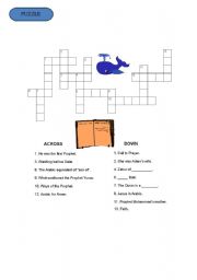 English Worksheet: puzzle