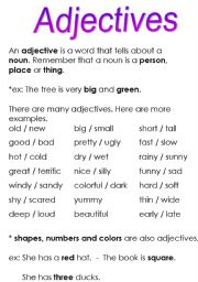 Adjectives