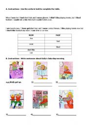 English worksheet: Past Simple