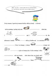 English worksheet: verbs