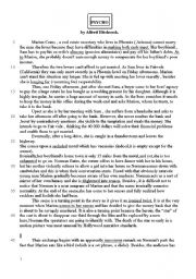 English Worksheet: psycho: dialogue