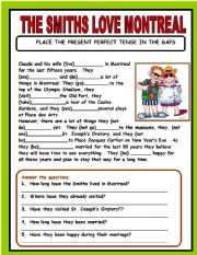 English Worksheet: PRESENT PERFECT