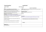 English Worksheet: lesson plan